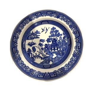 Vintage SPODE Blue Room Collection "Willow" 10.5" First Introduced 1790